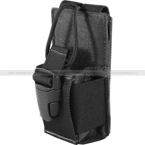 Подсумок под радиостанцию открытый (WARTECH) (Black)