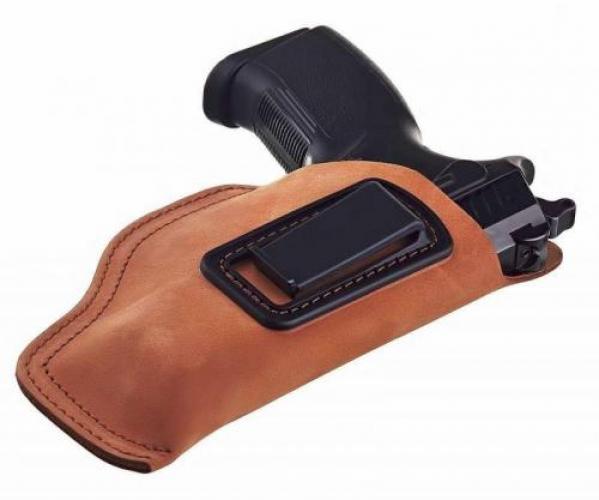 Кобура Stich Profi для Grand Power Т10, WALTER P99, Heckler-Kock USP Compact и др. поясная модель №16 правая коричневая/черная