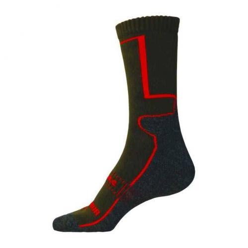 Термоноски NordKapp Nordkapp Thermolite м. 976 черные/олива