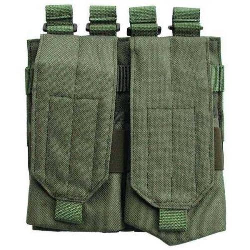 Подсумок Kiwidition  M Double на 2 магазина серии M4/M16/AR15 с эластичной лентой олива